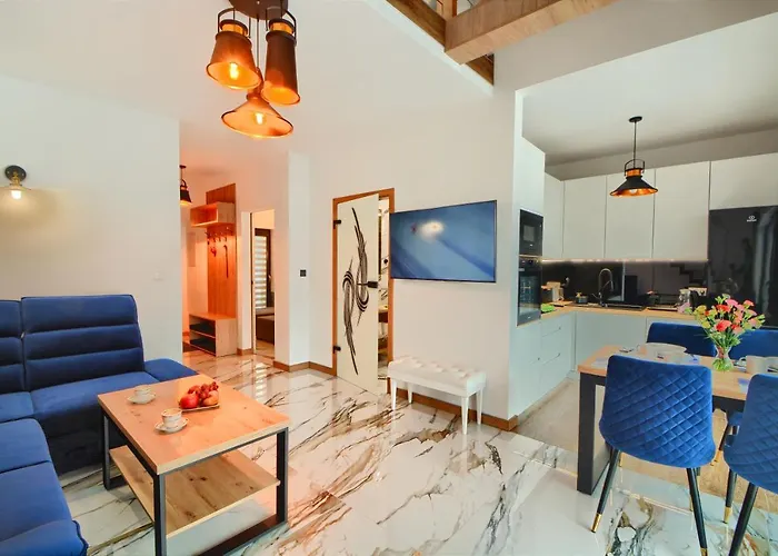 Apartament Marmurowy W Szczyrku Z Widokiem Na Gory Z Dostepem Do Sauny I Jacuzzi W Weekendy, Dwa Miejsca Parkingowe