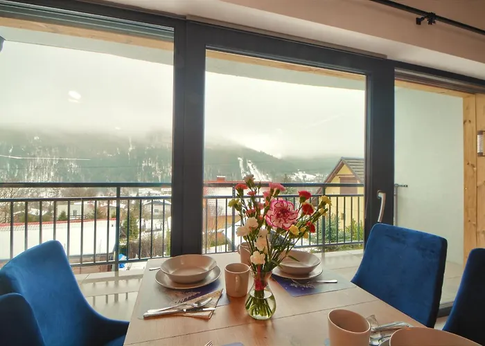 דירה Apartament Marmurowy W Szczyrku Z Widokiem Na Gory Z Dostepem Do Sauny I Jacuzzi W Weekendy, Dwa Miejsca Parkingowe *